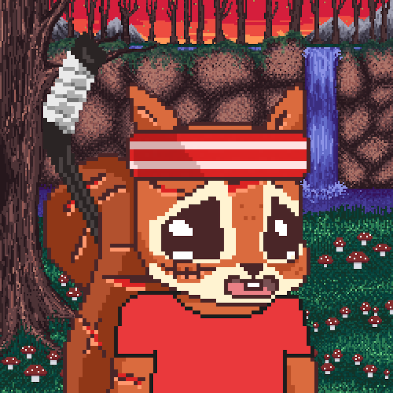 Pixel Squirrels #1800